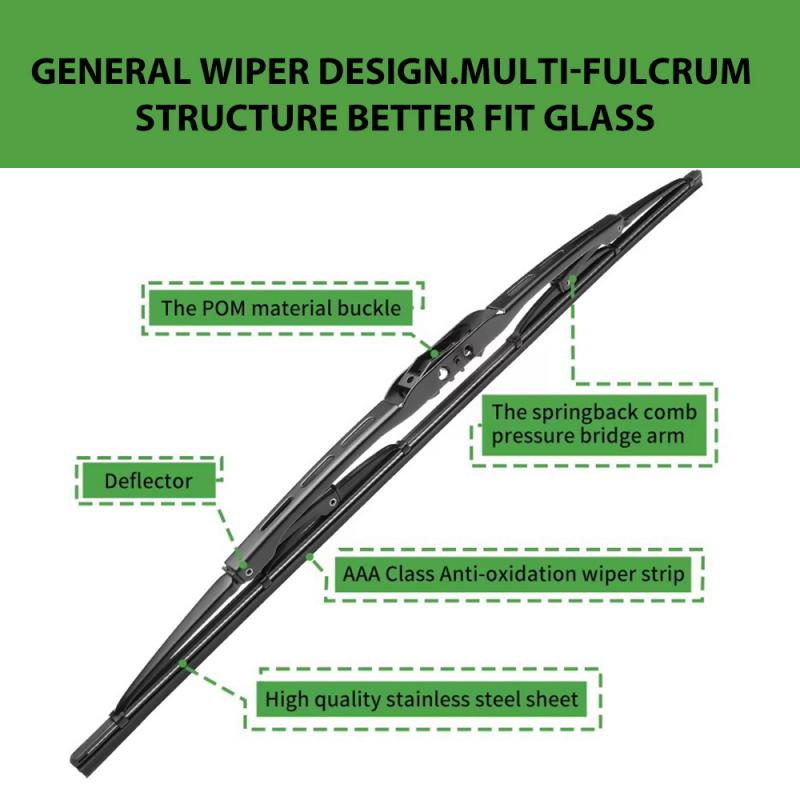 Custom rust-resistant wiper blades